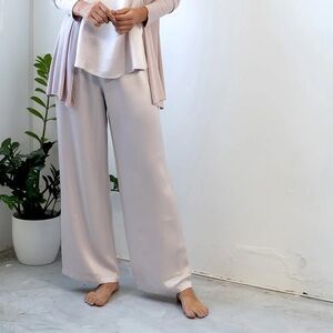 PJ Harlow Julia pajama pants medium wide leg lounge